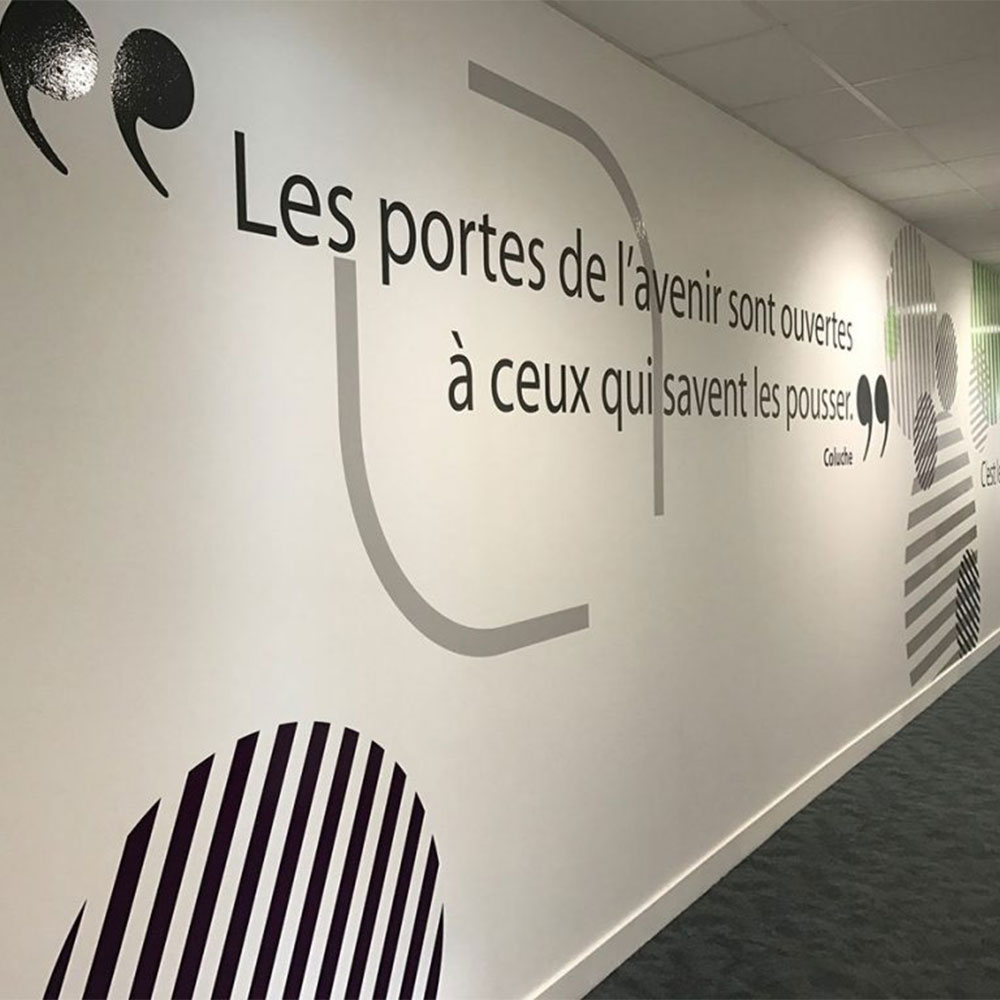 Interface du logiciel de signalétique - SignMap