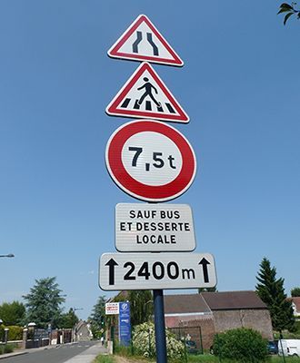 Panonceaux divers