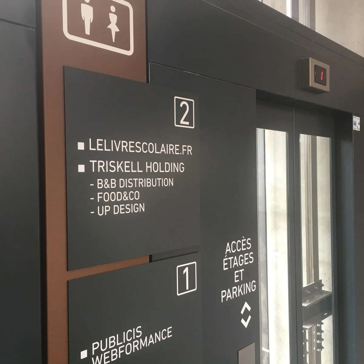 Répertoire d’ascenseur design