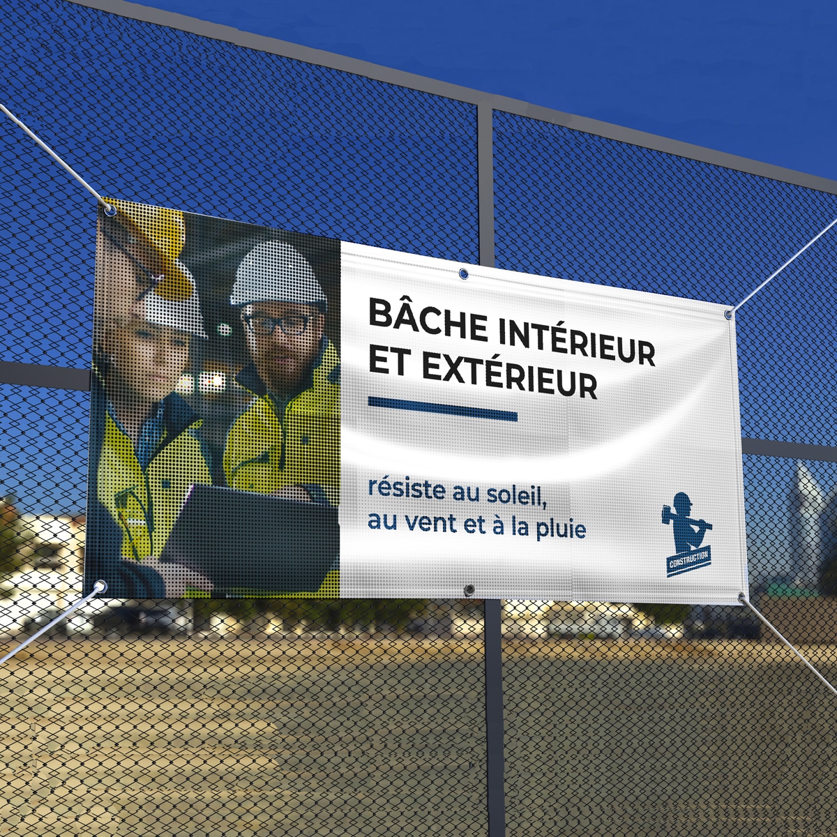 Bâche microperforée